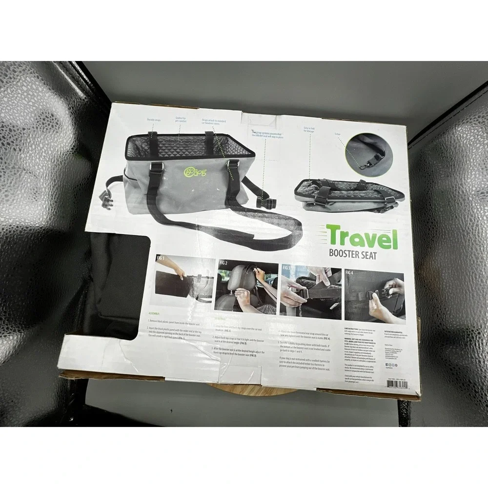 goDog Travel Booster Seat Accessories for Small Pets Travel New